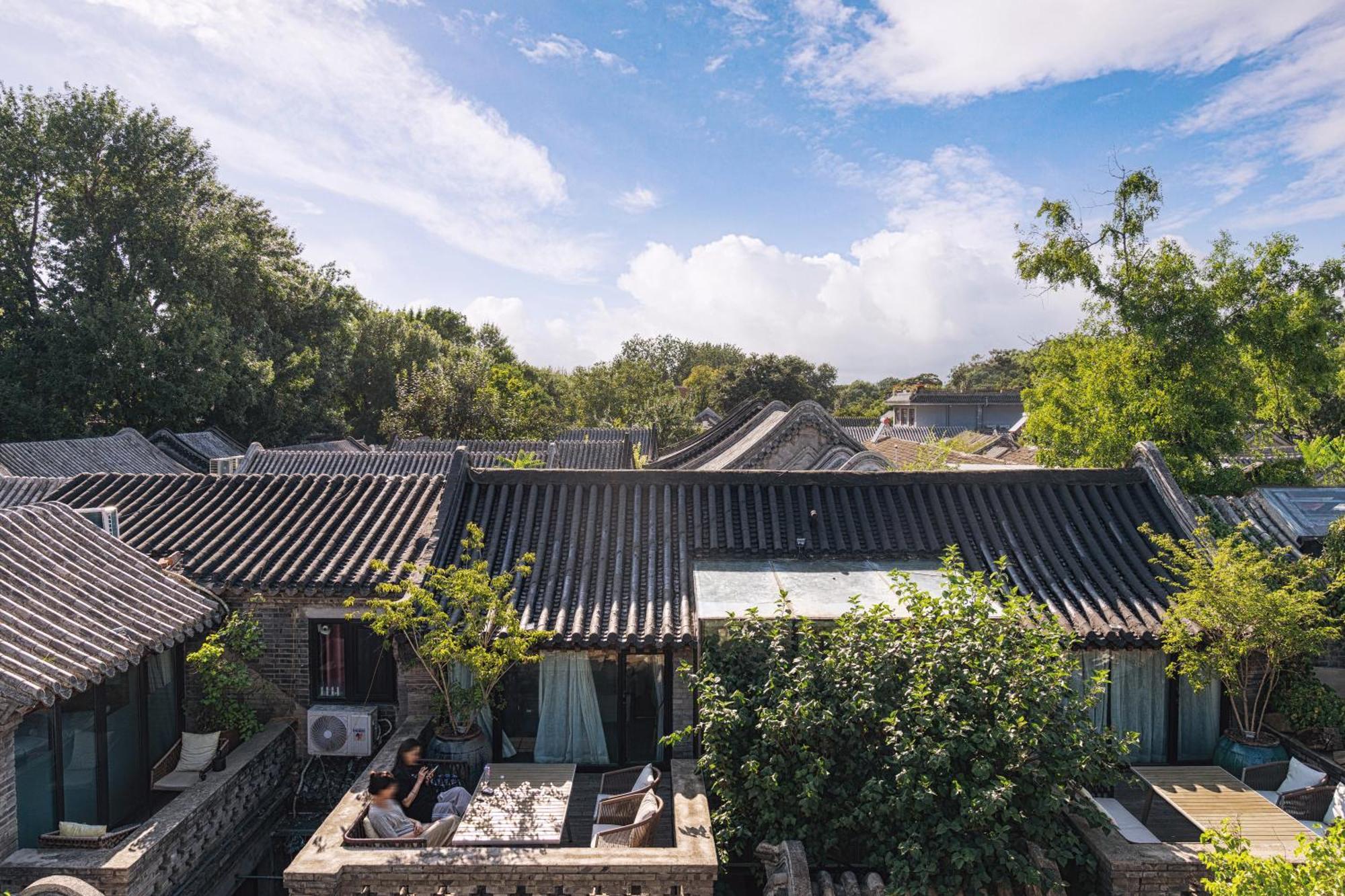 Beijing Le Zai Nan Luo Gu Xiang Wang Fu Jing Forbidden City Courtyard Hotel&Free Laundry Service&Free Coffee And Dumpling Experience Service Екстер'єр фото